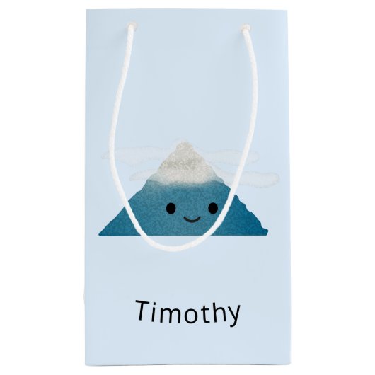 HappY Mountain Klein Cadeauzakje (Achterkant)