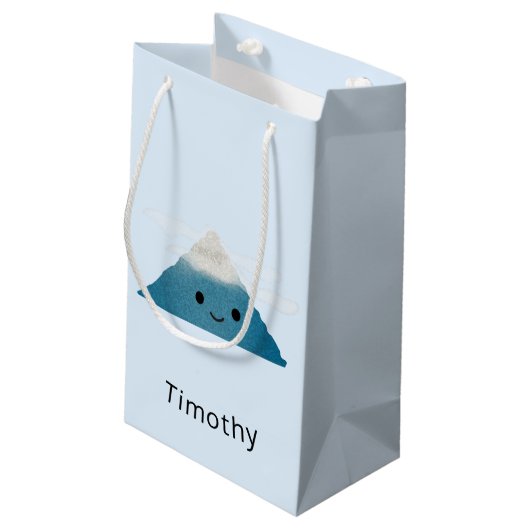 HappY Mountain Klein Cadeauzakje (Achterkant Gekanteld)