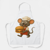 Happy Mouse Chef met Big Cheese – Keuken Schort (Voorkant)