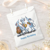 Happy Mouse Music Band Fun Birthday Favor Bag Bedankzakje (Geknipt)