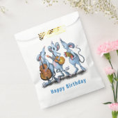 Happy Mouse Music Band Fun Birthday Favor Bag Bedankzakje (Gezegeld)
