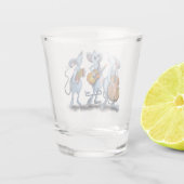Happy Mouse Music Band Fun Shot Glass Shot Glas (Achterkant)