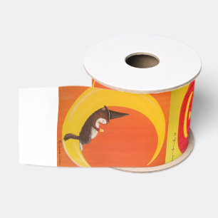 Happy "Ms Elizabeth" Halloween Ribbon Grosgrain Lint