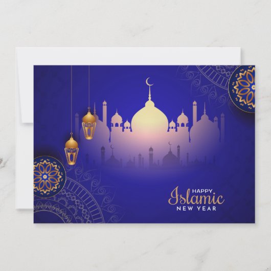 Happy Muharram Holiday Card Feestdagenkaart (Voorkant)