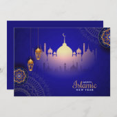 Happy Muharram Holiday Card Feestdagenkaart (Voorkant / Achterkant)