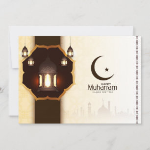 Happy Muharram Holiday Card Feestdagenkaart