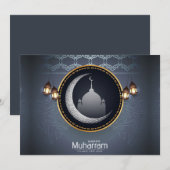 Happy Muharram Holiday Card Feestdagenkaart (Voorkant / Achterkant)