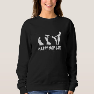 Happy Mum Life Happy Moeder Child Relatie Trui