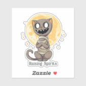 Happy Mummy Cat Sticker (Vel)