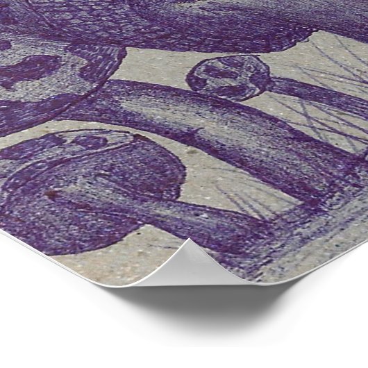 Happy Mushroom-Prints Poster (Hoek)