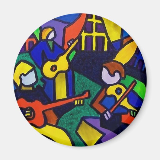 Happy Music Magneet (Voorkant)