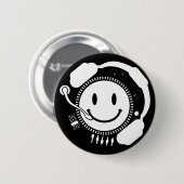 Happy_Music Ronde Button 5,7 Cm (Voorkant /achterkant)