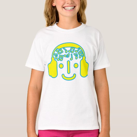 Happy_Music T-shirt (Voorkant)