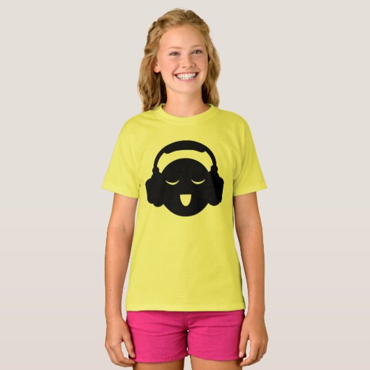 Happy_Music T-shirt (Voorkant volledig)