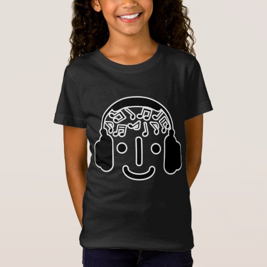Happy_Music T-shirt (Voorkant)