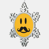Happy Mustache aangepast ornament (Rechts)