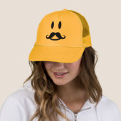 Happy Mustache-pet - kies kleur Trucker Pet (In situ)