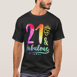 Happy My 21 21 2000 21 Fabulous Birthday T-shirt