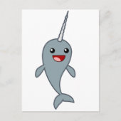 Happy Narwhal Briefkaart (Voorkant)