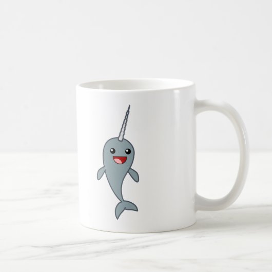 Happy Narwhal Koffiemok (Rechts)