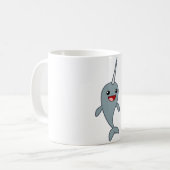 Happy Narwhal Koffiemok (Voorkant links)