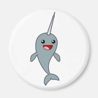 Happy Narwhal Magneet