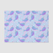 Happy Narwhal Pattern-document Tissuepapier (Voorkant)
