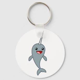 Happy Narwhal Sleutelhanger