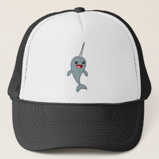 Happy Narwhal Trucker Pet