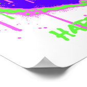 Happy Nation Toxified Art Poster - vet, ironisch,  (Hoek)