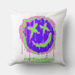 Happy Nation Vergiftigd Decoratief Sierkussen – Ed