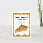 Happy National Apple Pie Day op 13 mei Kaart (Voorkant)