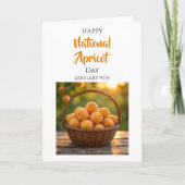 Happy National Apricot Day | January 9th Kaart (Voorkant)