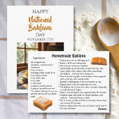 Happy National Baklava Day | November 17th Briefkaart