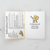 Happy National Banana Cream Pie Day! March 2nd Kaart (Binnen)