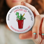 Happy National Bloody Mary Day Januari Ronde Button 5,7 Cm