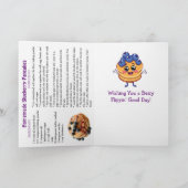 Happy National Blueberry Pancake Day! Jan 28th Kaart (Binnen)
