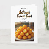 Happy National Cheese Curd Day | 15 oktober Kaart (Voorkant)