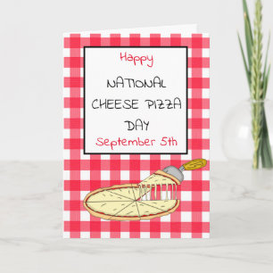 Happy National Cheese Pizza Day 5e kaart
