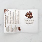 Happy National Chocolate Cake Day | Jan 27th Kaart (Binnen)