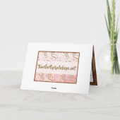 Happy National Chocolate Milkshake Day Sept 12 Kaart (Achterkant)