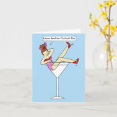 Happy National Cocktail Day 24 maart Kaart (Gele Bloem)