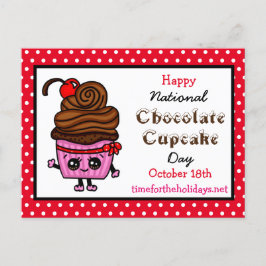 Happy National Cupcake Day - 18 oktober Briefkaart