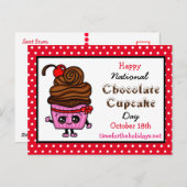 Happy National Cupcake Day - 18 oktober Briefkaart (Voorkant / Achterkant)