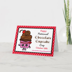 Happy National Cupcake Day - 18 oktober Kaart