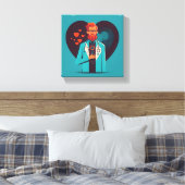 Happy National Doctor Day - Canvas (Insitu (Slaapkamer))