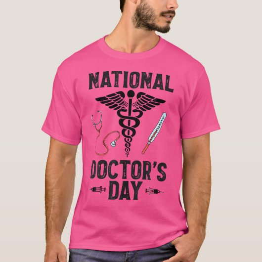 Happy National Doctor's Day Grappig shirt voor Doc (Voorkant)