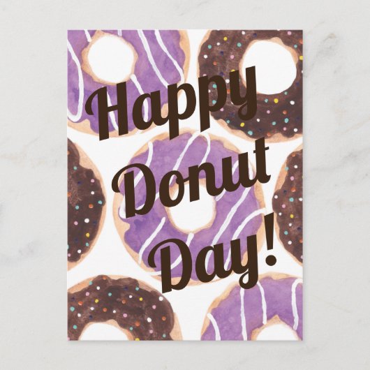 Happy National Donut Day Briefkaart (Voorkant)