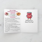 Happy National Eat a Cranberry Day | Nov 23rd Kaart (Binnen)