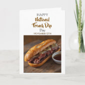 Happy National French Dip Day | Nov 12th Kaart (Voorkant)